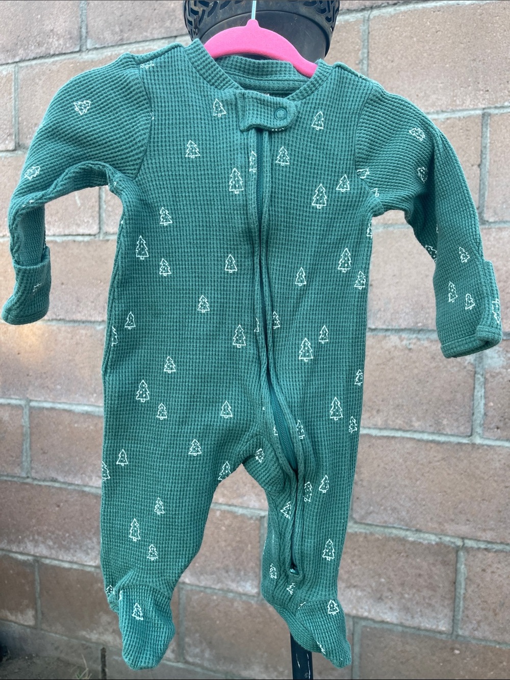 🌈 Little Planet Carter’s Organic Cotton  Thermal Sleeper Christmas Holiday 3M